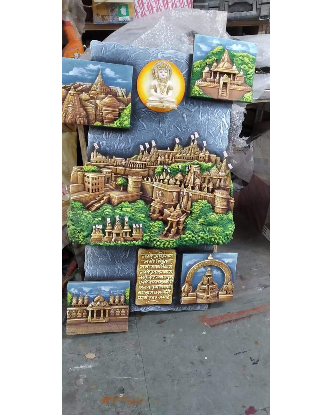 Riddhi Siddhi Art Creations - Village Fair Miniature Scene Cluster Mural